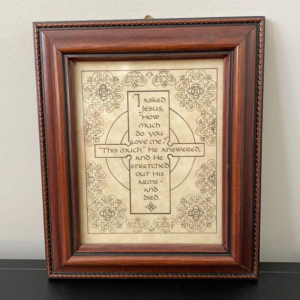 “How Much Do You Love Me” Print in Frame